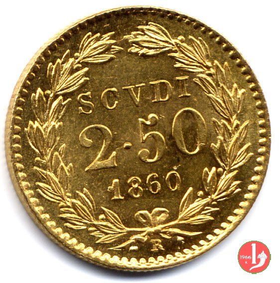 2,5 Scudi 1860 (Roma)