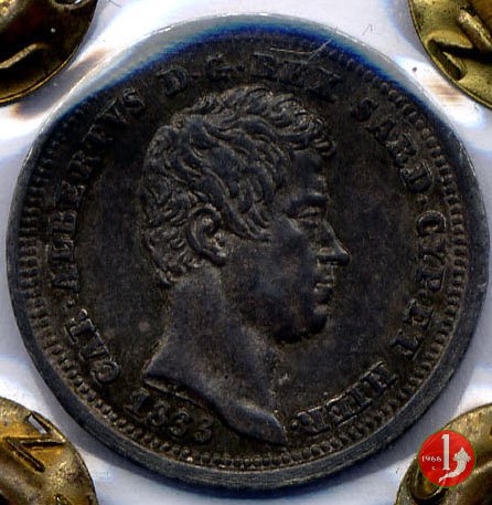 25 centesimi 1833 (Torino)