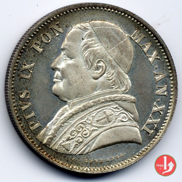 2,5 lire 1867 (Roma)