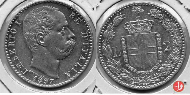 2 lire 1897 (Roma)