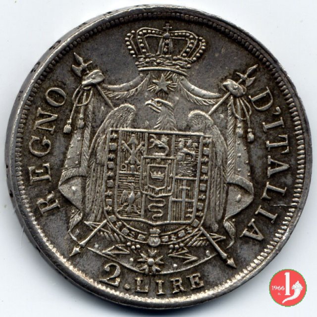 2 lire 1813 (Bologna)