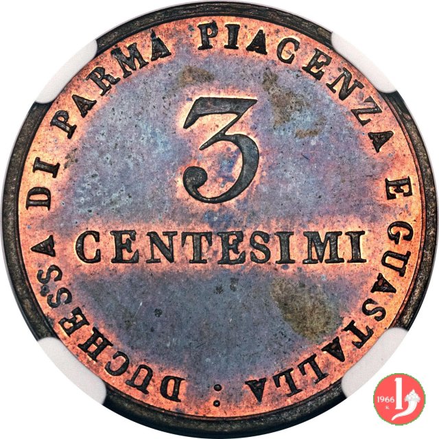 3 centesimi 1830 (Milano)