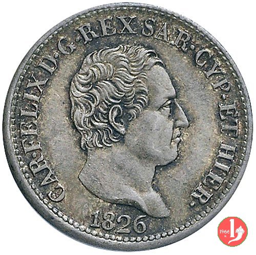 50 centesimi 1826 (Torino)