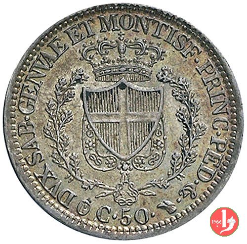 50 centesimi 1829 (Torino)