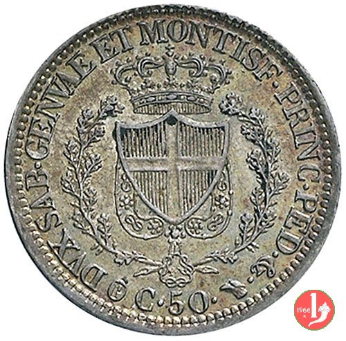 50 centesimi 1829 (Torino)