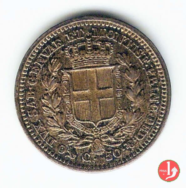 50 centesimi 1833 (Genova)