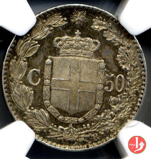 50 centesimi 1892 (Roma)