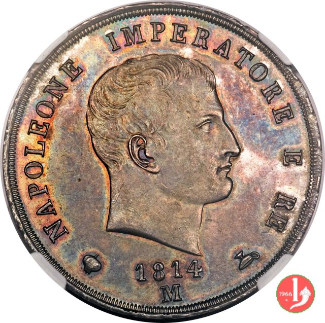 5 Lire 1814 (Milano)