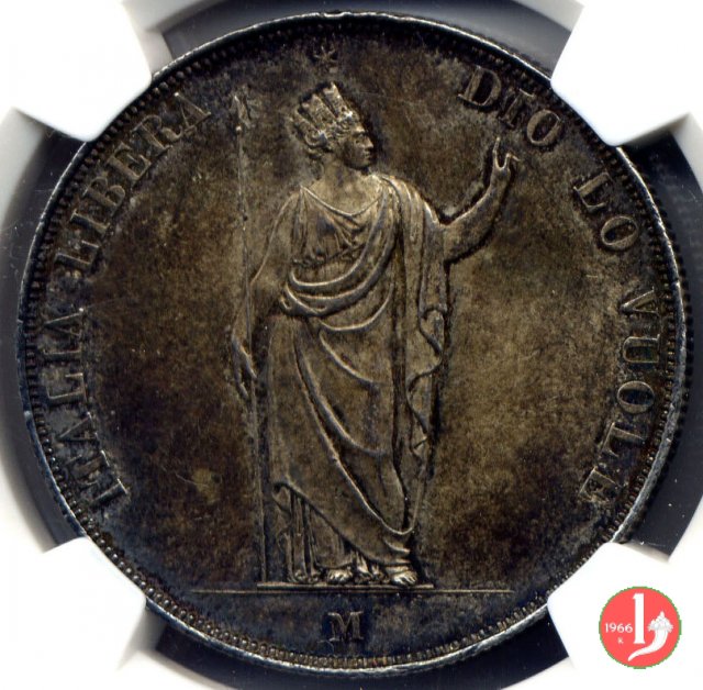 5 lire italiane 1848 (Milano)