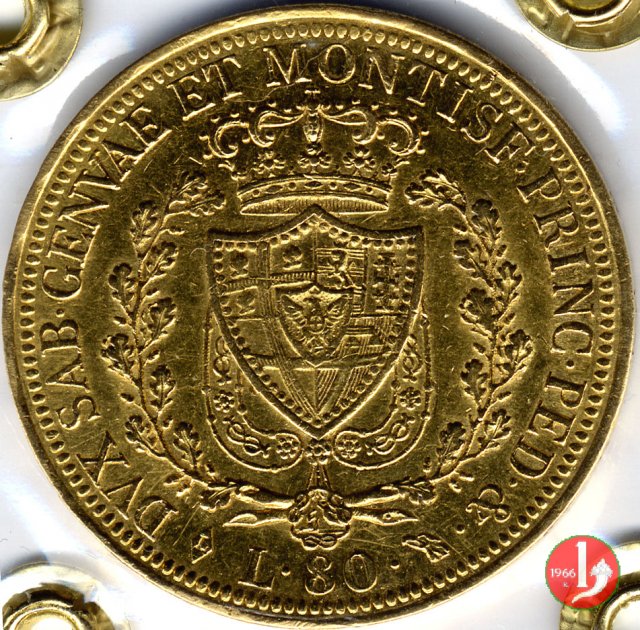 80 lire 1825 (Torino)