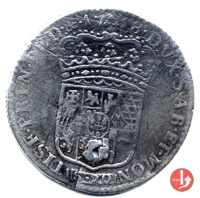 Lira II tipo 1718 (Torino)