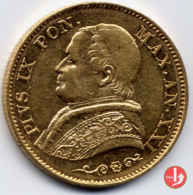 Marengo o 20 lire 1866 (Roma)