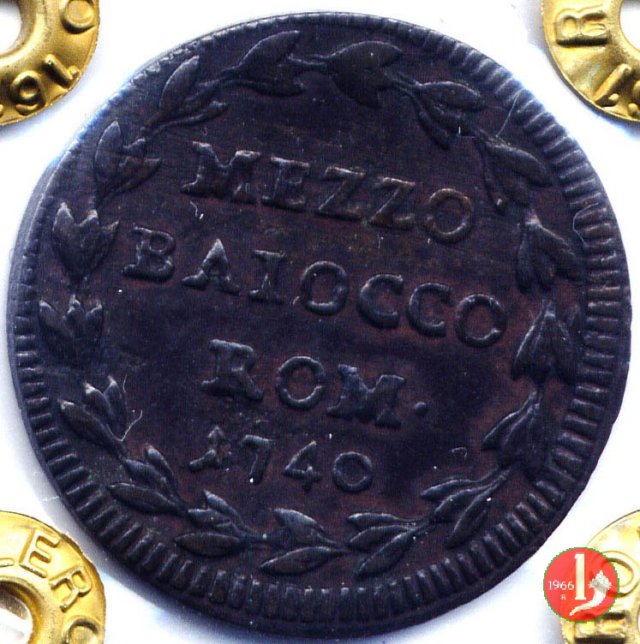 Mezzo Baiocco 1740 (Roma)