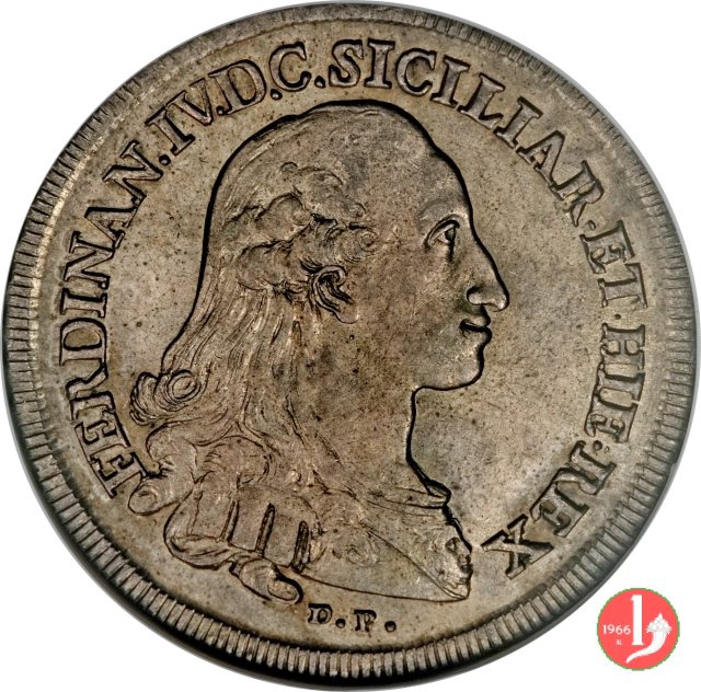 Piastra con stemma 2° tipo 1787 (Napoli)