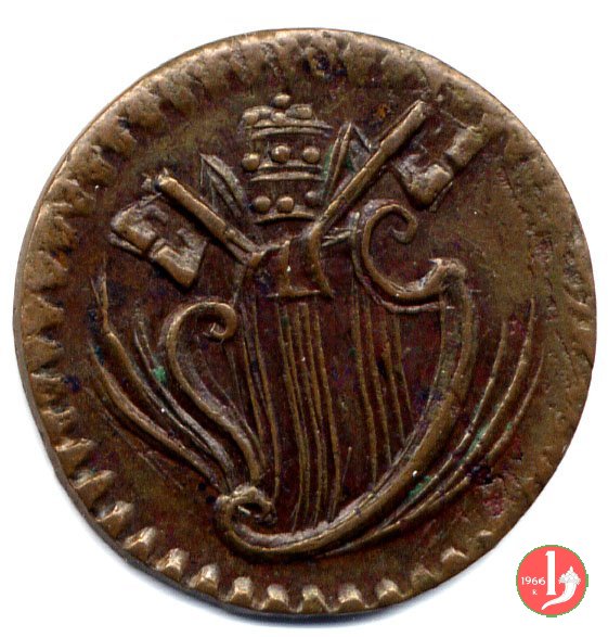 Quattrino con S. APOLLINARE 1740-1758 (Ravenna)