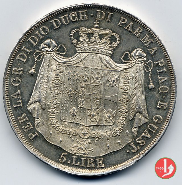 5 lire o scudo 1815 (Milano)