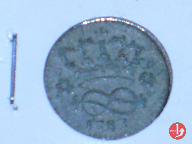 2 denari 1783 (Torino)