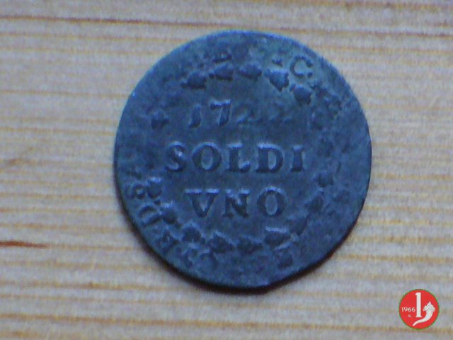 Soldo I tipo 1722 (Torino)