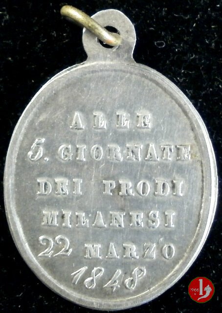 Alle 5 Giornate dei prodi Milanesi -B29 1848