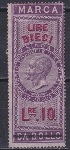 Marche da Bollo Lire 1866