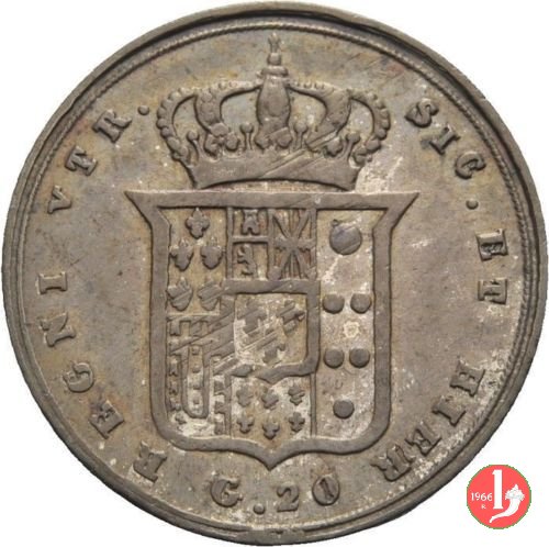 Tarí da 20 Grana 1857 (Napoli)