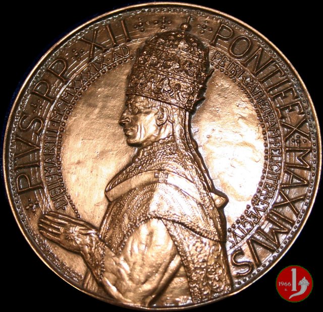 Elezione al Pontificato 68mm -CM5 1939