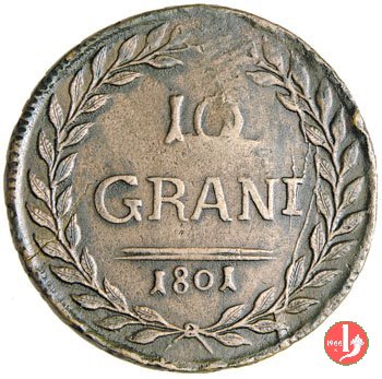 10 grani (1801-1804) 1801 (Palermo)