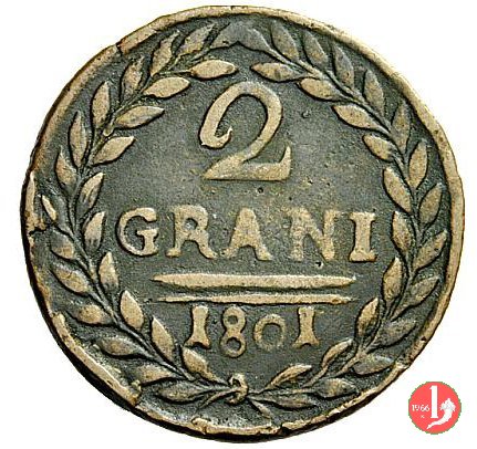 2 grani (1801-1804) 1801 (Palermo)