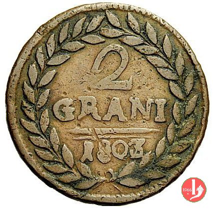 2 grani (1801-1804) 1803 (Palermo)