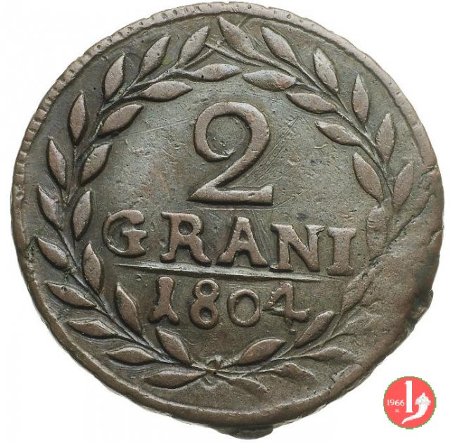 2 grani (1801-1804) 1804 (Palermo)