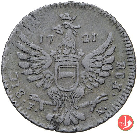 2 tarí (prova in rame) 1721 (Palermo)