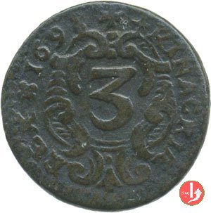 3 piccioli 1698 (Palermo)