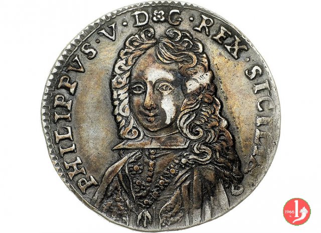 4 tarí o medaglia col leone 1701 (Palermo)