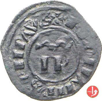 Mezzo denaro (IP e doppia omega) 1246 (Messina)