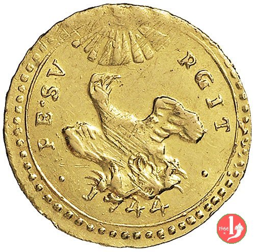 oncia (1735-1750) 1744 (Palermo) oncia (1735-1750) 1744 (Palermo)