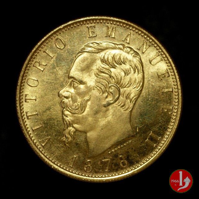 100 lire 1878