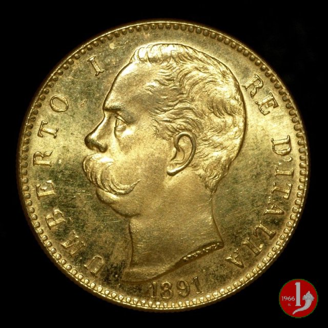 100 lire 1891