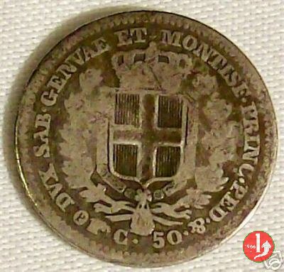 50 centesimi 1833 (Torino)