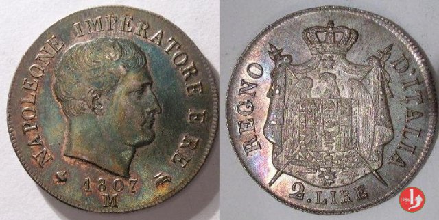 2 lire 1807 (Milano)