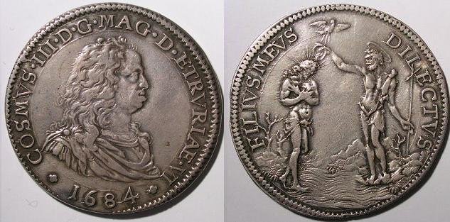 piastra I - II - III - IV serie (battesimo di Gesú) 1684 (Firenze)