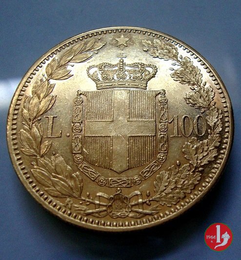 100 lire 1882 (Roma)