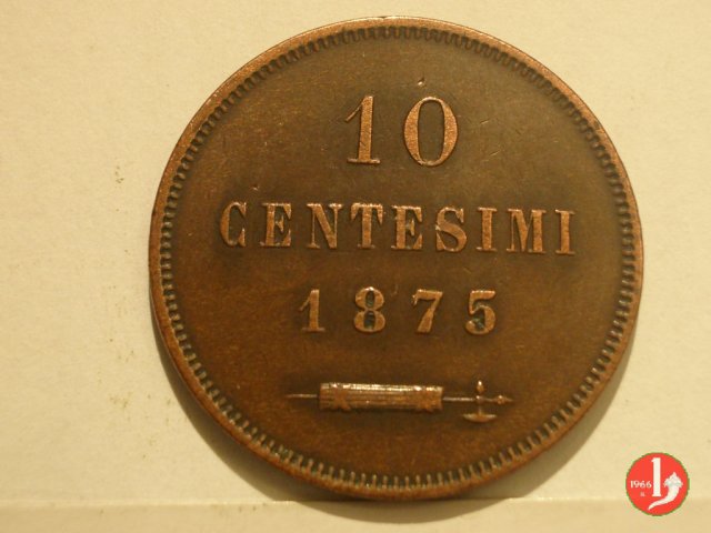 10 centesimi 1875 (Milano)