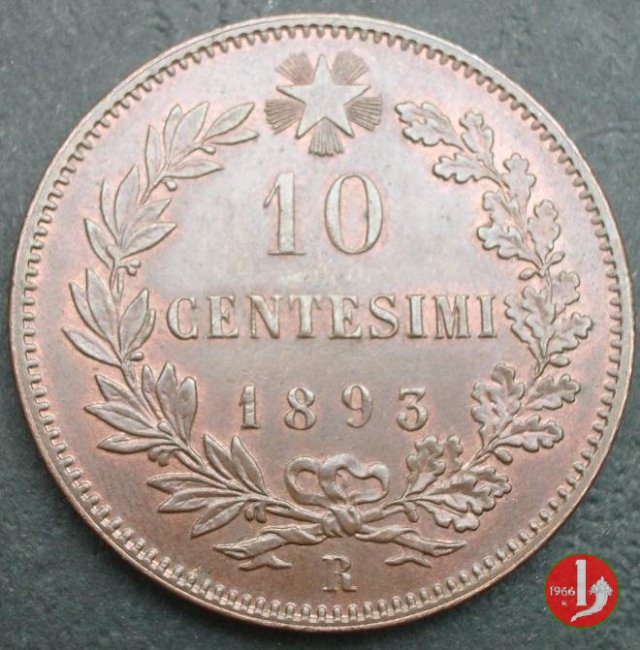 10 centesimi 1893 (Roma)