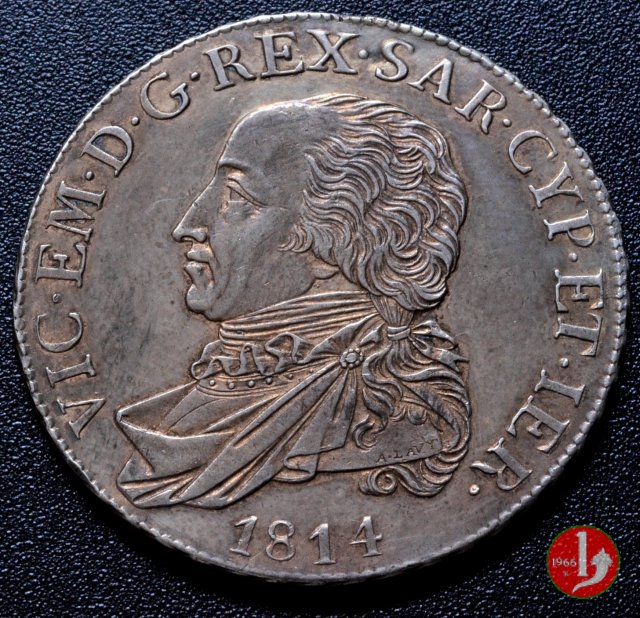 1/2 scudo 1814 (Torino)