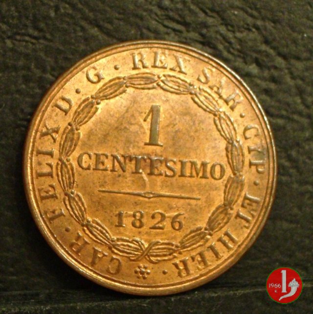 1 centesimo 1826 (Torino)