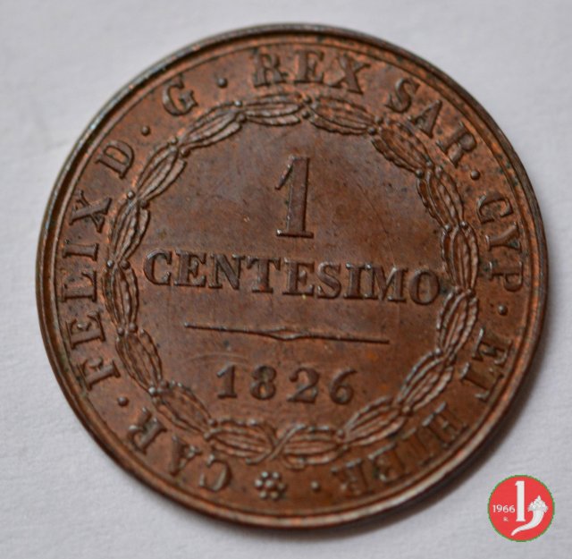 1 centesimo 1826 (Torino)