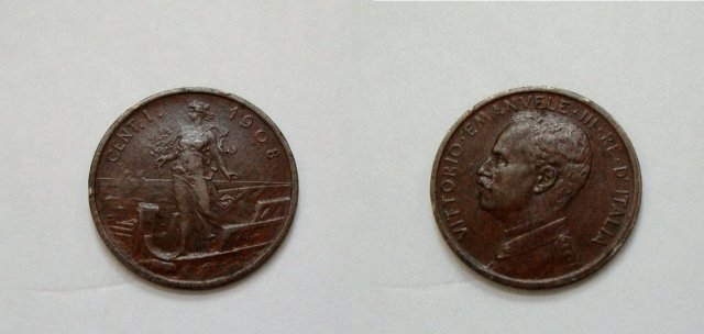 1 centesimo prora 1908 (Roma)