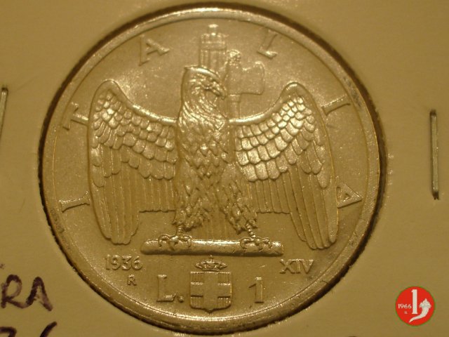 1 lira Impero 1936 (Roma)