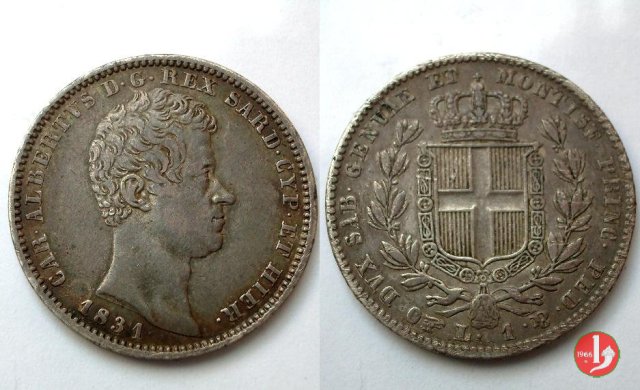 1 lira 1831 (Torino)