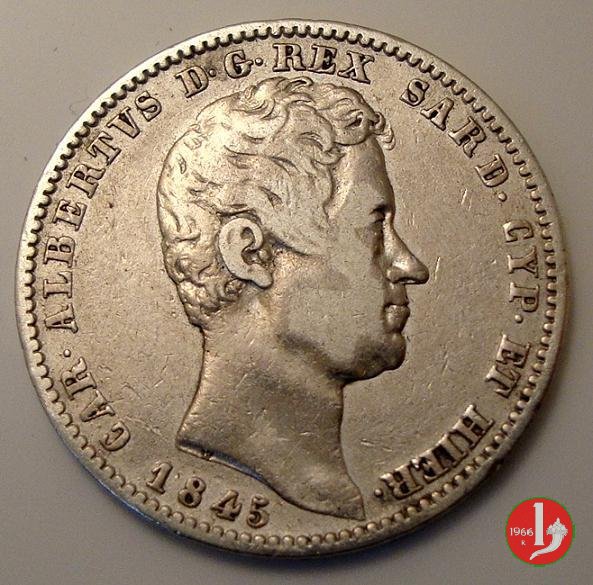 1 lira 1845 (Torino)